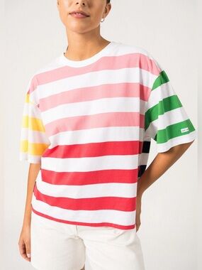 SAINT JAMES Colorful Stripe Côte d’Azur Fiona T-Shirt
